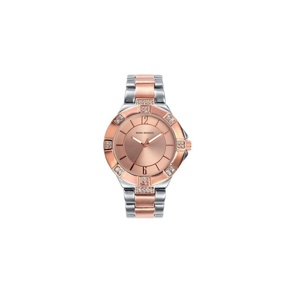 MM6001-95 - Reloj Mark Maddox de Mujer.  Esfera redonda de color salmon 