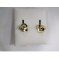 3523/L - PENDIENTES NUDO TRIPLE AMARILLO 10 MM