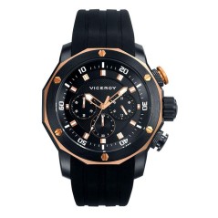 47739-97 - Reloj Viceroy de Hombre. Esfera redonda de color negro 