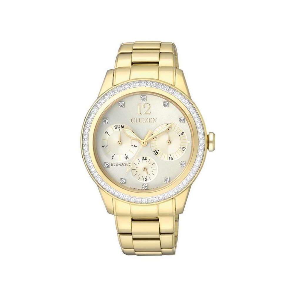 FD2012-52P - Relojes CITIZEN online coleccion Lady. Brazalete de acero chapado oro. Ref FD2012-52P