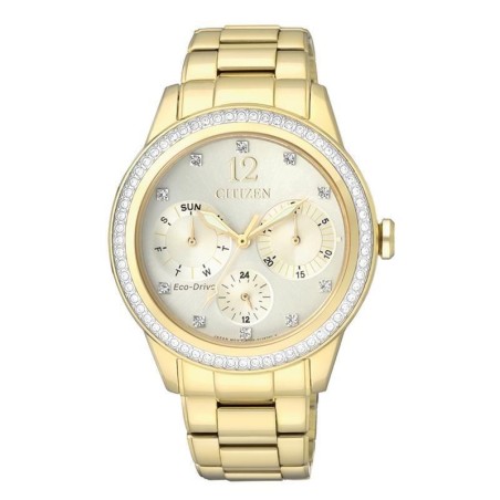 FD2012-52P - Relojes CITIZEN online coleccion Lady. Brazalete de acero chapado oro. Ref FD2012-52P