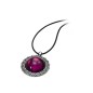 4043C01017 - Collar Viceroy Fashion con bola de metal y murano morado.