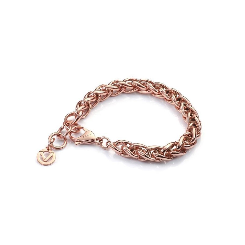 6265P09019 - Pulsera de Viceroy Fashion en acero e ip rosa para mujer.