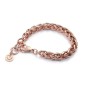 6265P09019 - Pulsera de Viceroy Fashion en acero e ip rosa para mujer.