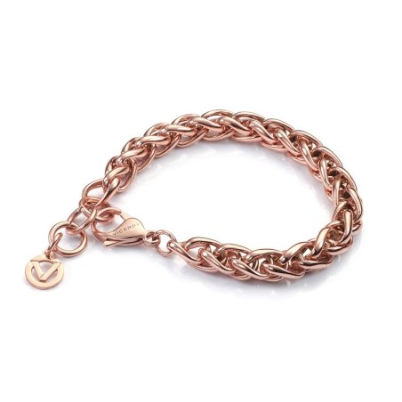 6265P09019 - Pulsera de Viceroy Fashion en acero e ip rosa para mujer.