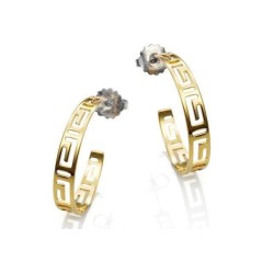 3151E19012 - Pendientes de aro Viceroy Fashion dorados para mujer