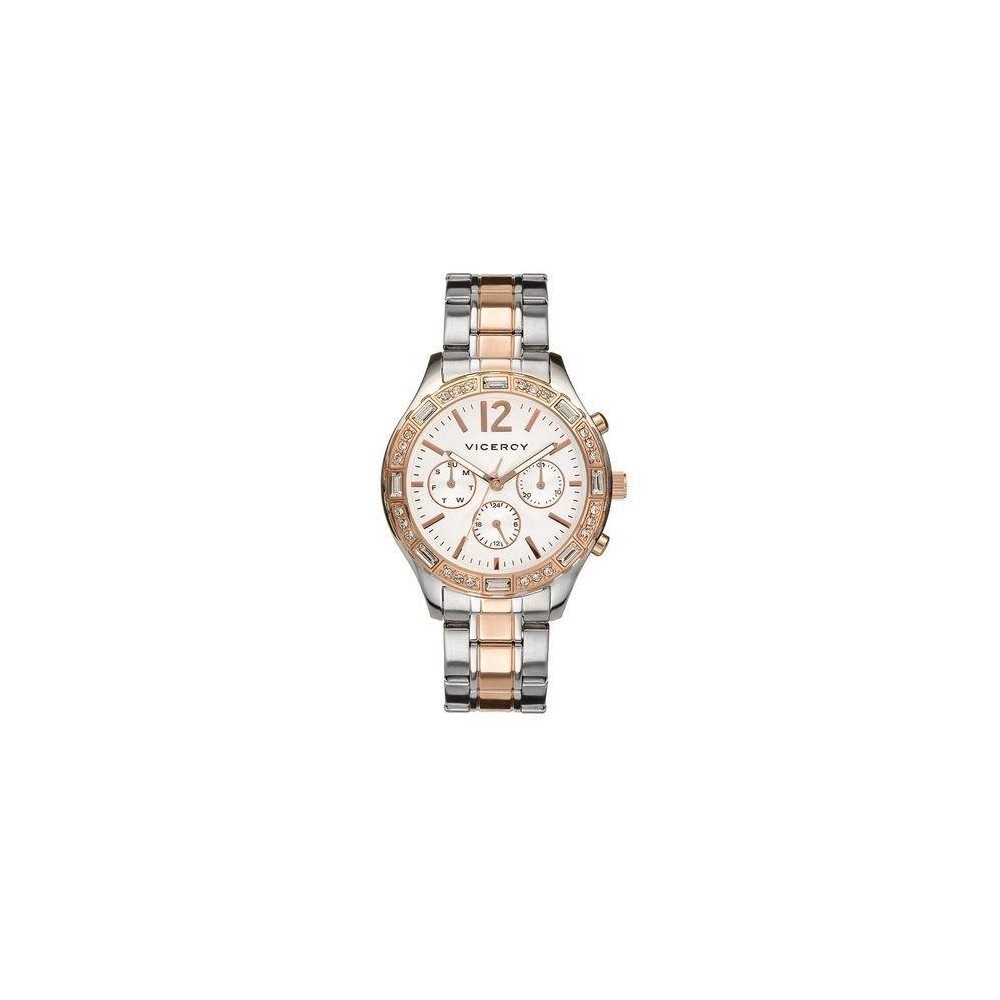 40748-05 - Reloj Viceroy de Mujer. Esfera redonda de color blanco 