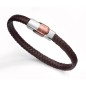 6097P09011 - Pulsera Viceroy Fashion de acero bicolor e ip marron para hombre.