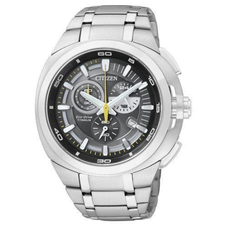 AT2021-54H - Reloj Citizen Super Titanium TI+IP Crono Eco Drive 202. Cronografo