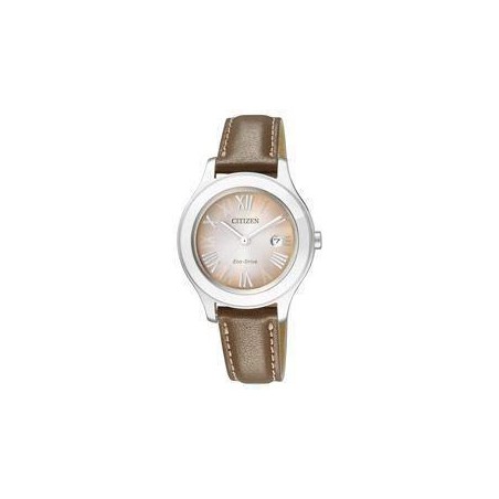 FE1040-48W - Reloj CITIZEN FASHION. Eco Drive. Caja de acero. Correa de piel