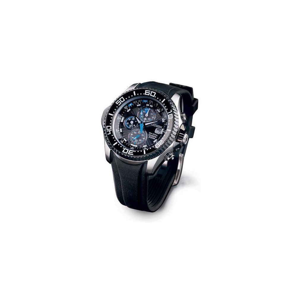 BJ2111-08E - Reloj CITIZEN PROMASTER Crono Aqualand Eco Drive. Indicacion en esfera de carga