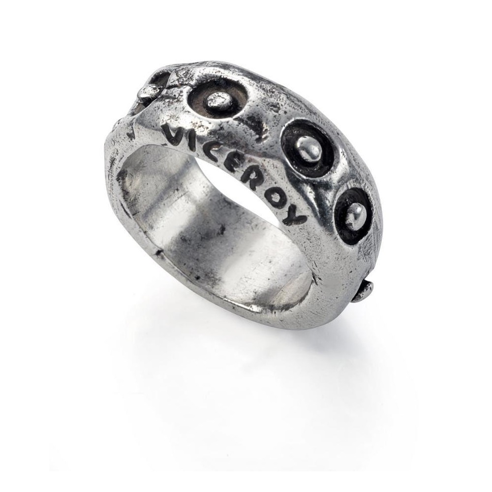 1000A02510 - Anillo de Viceroy coleccion Tribal en metal chapado en plata para hombre.