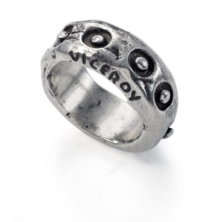 1000A02510 - Anillo de Viceroy coleccion Tribal en metal chapado en plata para hombre.