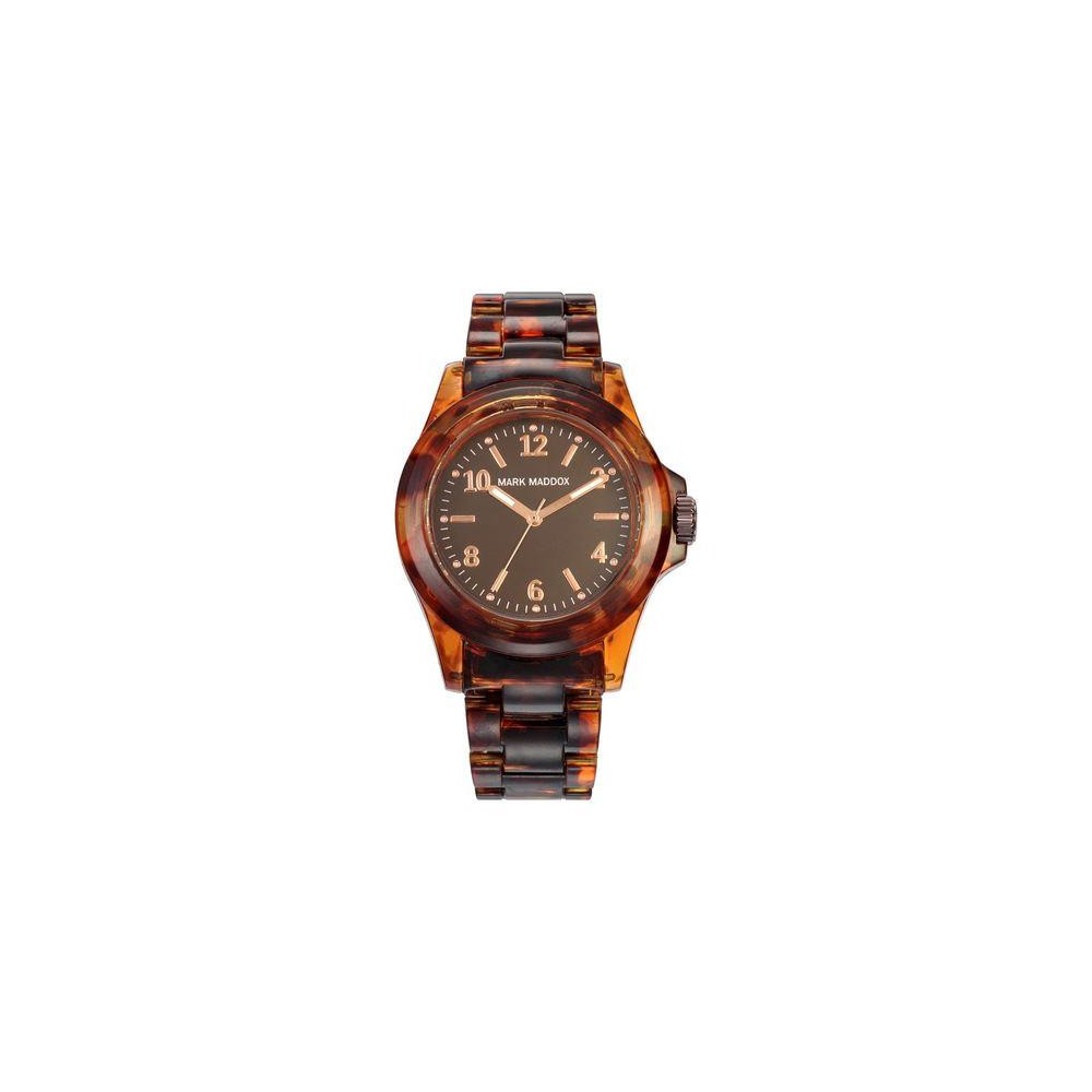 MP3002-45 - Reloj Mark Maddox de Mujer. Esfera redonda de color marron 