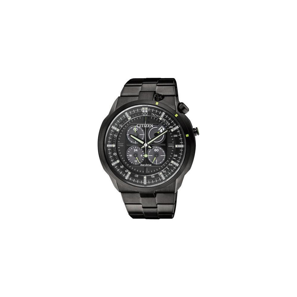 CA0485-52E - Reloj CITIZEN coleccion BULLHEAD. Eco Drive. Caja de acero Black