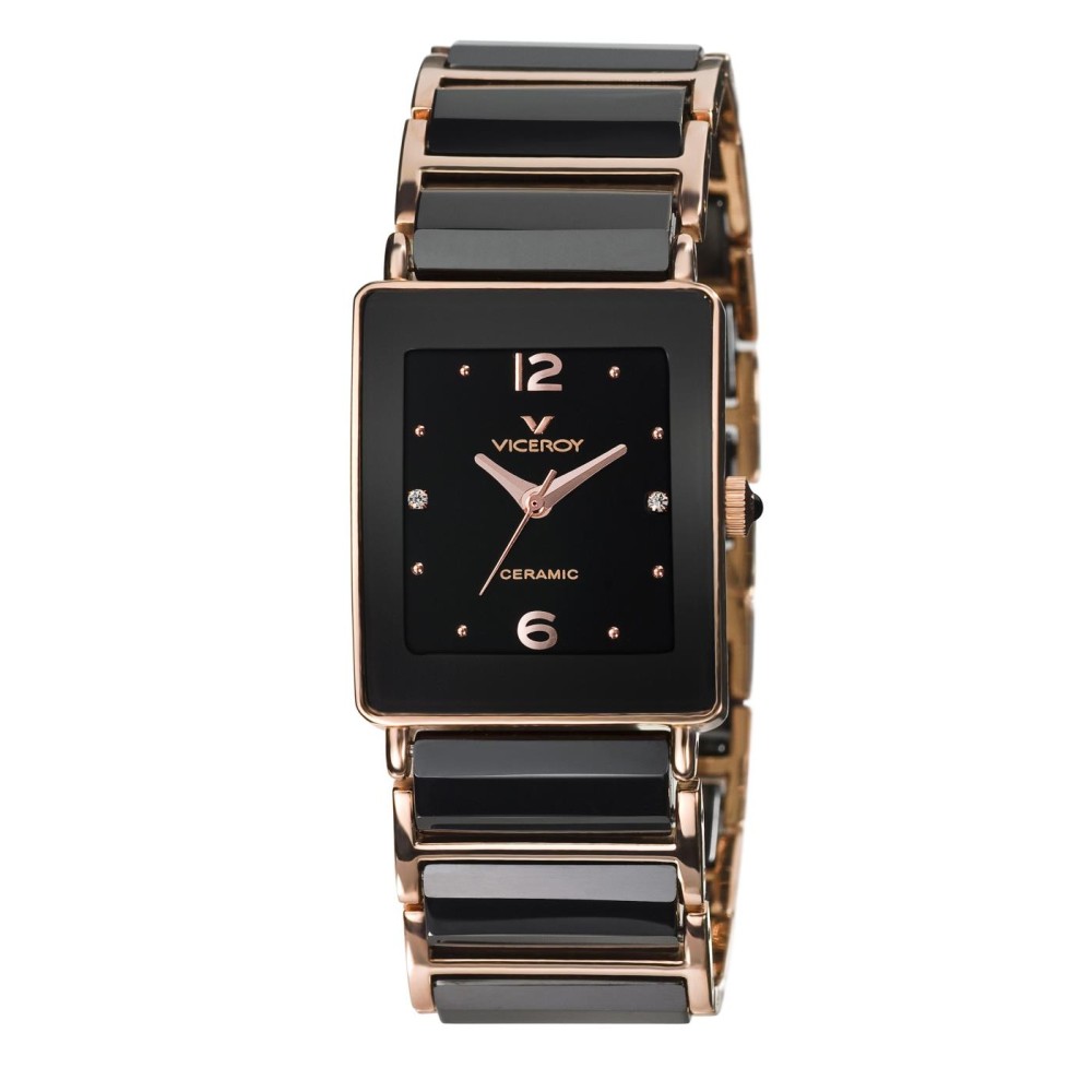 47608-99 - Reloj Viceroy colección CERAMIC de Mujer. Caja de Acero e Ip rosa. Brazalete d