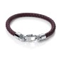 6444P09011 - Pulsera Viceroy Fashion de piel trenzada tubular para hombre