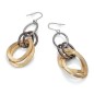 7004E09019 - Pendientes Viceroy Fashion chapados dorados para mujer. Largo 7,50 cm