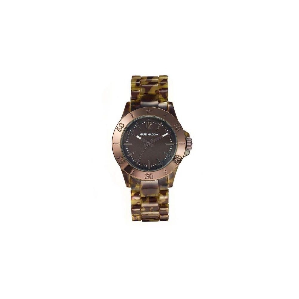 MP3003-45 - Reloj Mark Maddox de Mujer. Esfera redonda de color marron 