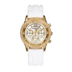 MC0002-95 - Reloj Mark Maddox de Mujer.  Esfera redonda de color dorado 