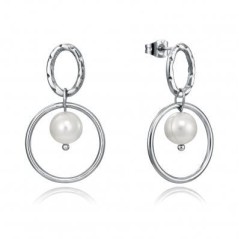 15020E01000 - Pendientes Viceroy Fashion de acero con perla para mujer