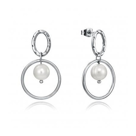 15020E01000 - Pendientes Viceroy Fashion de acero con perla para mujer