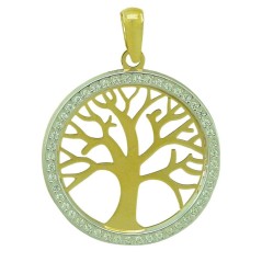 RR-3672 - Colgante oro 18k "Arbol de la Vida" bicolor