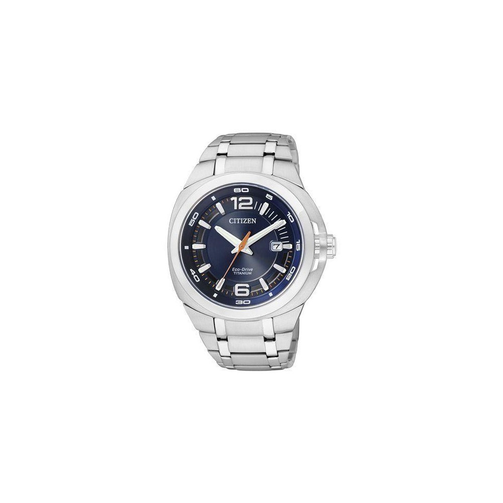 BM0980-51L - Reloj Citizen Super Titanium TI+IP  Caballero Eco Drive 098. Esfera azul. WR 10 b