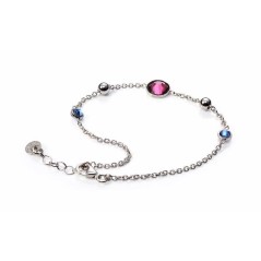 1177P000-59 - Pulsera Viceroy Jewels y cristal para mujer. Largo adaptable de 18 a 20 cm. 