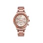 MM7001-93 - Reloj Mark Maddox de Mujer. Brazalete de metal e ip rosa. Esfera redonda de color blanco.  