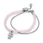 90030P01010 - Pulsera de acero, circonita y cristal rosa para mujer de Viceroy Fashion