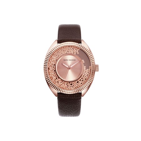 MC0006-90 - Reloj Mark Maddox de Mujer. Correa de color marron. Esfera redonda.  