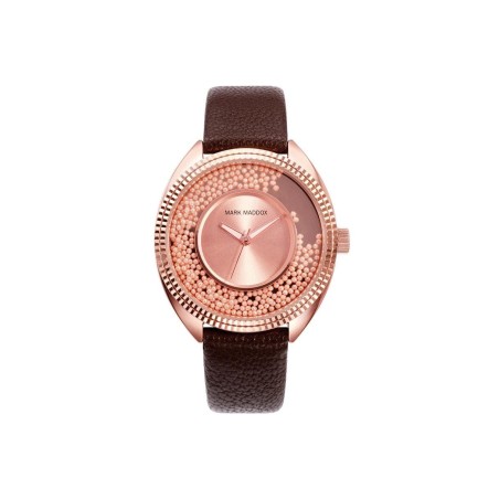 MC0006-90 - Reloj Mark Maddox de Mujer. Correa de color marron. Esfera redonda.  