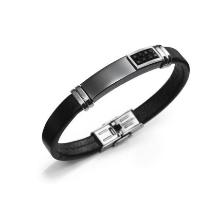 6020P09010 - Pulsera Viceroy Fashion de hombre en acero bicolor Ip negro.