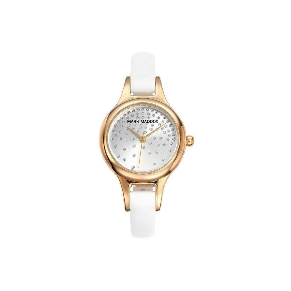 MC0009-00 - Reloj de Mujer con correa blanca