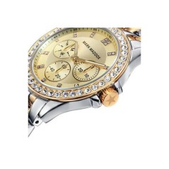 MM3026-27 - Reloj Mark Maddox de Mujer brazalete de metal y metal dorado