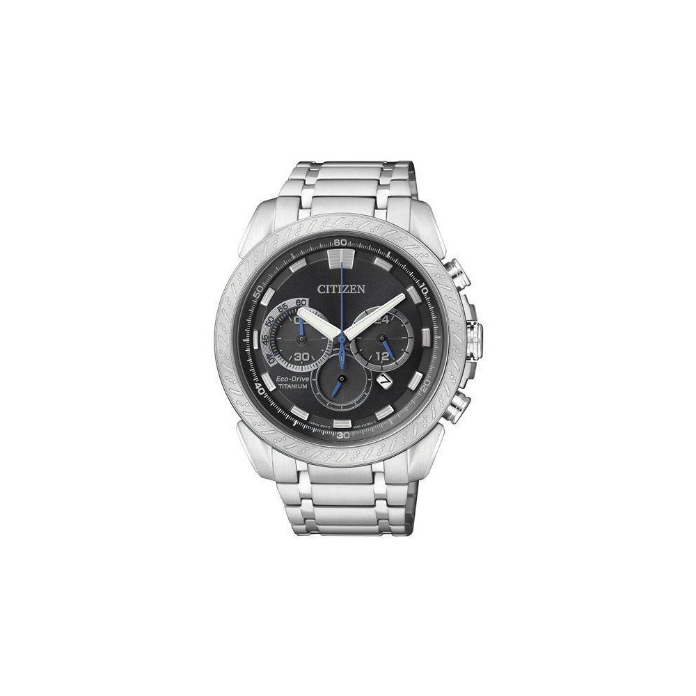 CA4060_50E - Reloj Citizen Super Titanium TI+IP Crono Eco Drive 406. Cronografo a 1/20 de seg