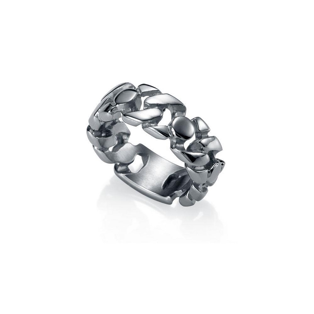 8000A02210 - Anillo de Viceroy Fashion en acero para hombre. Talla 22