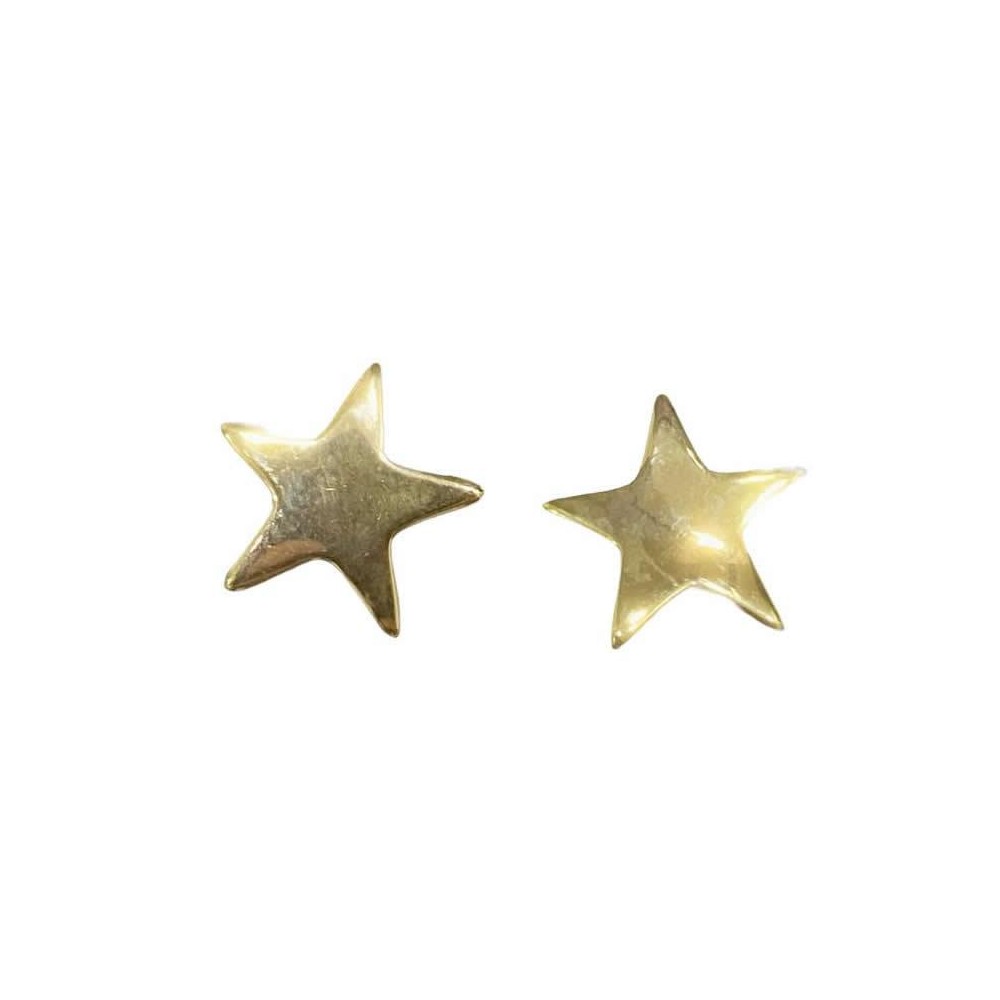 LUV01141 - Pendientes oro estrella