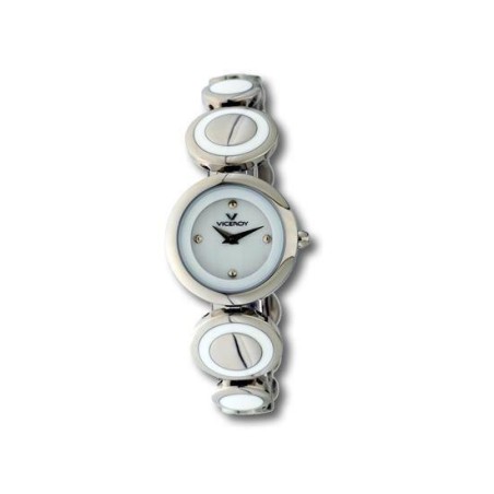 46660-08 - Reloj Viceroy de Mujer. Esfera Redonda de color Blanco. Caja de acero. Brazalete