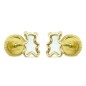 RR-4257 - PENDIENTES ORO OSITO NACAR 5MM TORNILLO