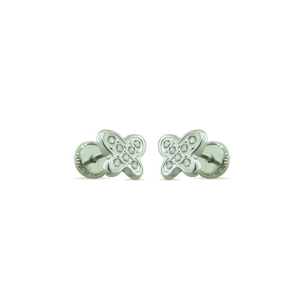 3083B - PENDIENTES MARIPOSA MICRO ENGASTE TORNILLO