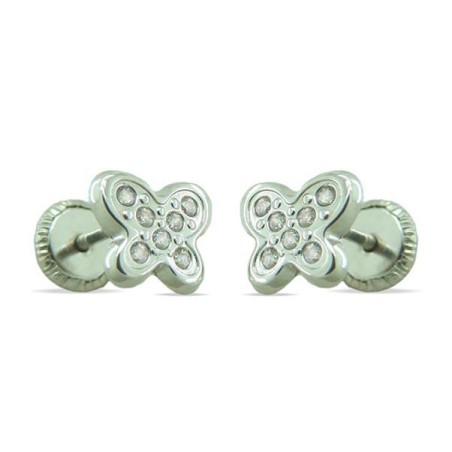 3083B - PENDIENTES MARIPOSA MICRO ENGASTE TORNILLO