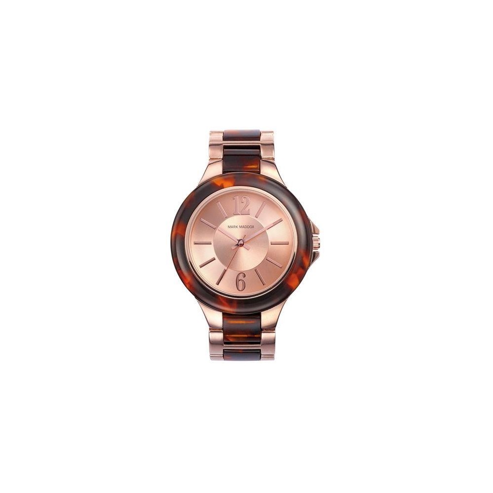 MP0001-95 - Reloj Mark Maddox de Mujer. Esfera redonda de color cobre 