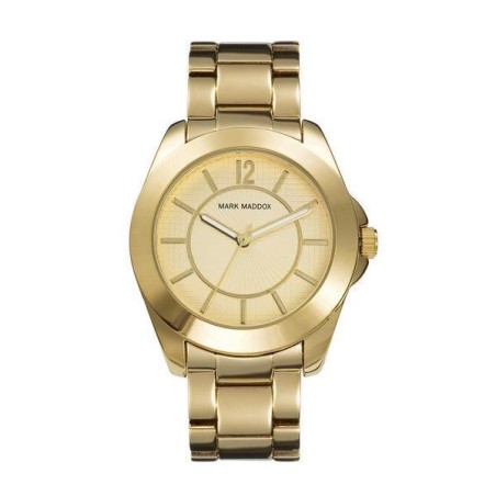 MM3004-95. - Reloj Mark Maddox de Mujer. Modelo MM3004-95. Esfera redonda de color dorado 