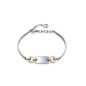 75122P01012 - Pulsera Viceroy Fashion de acero semirigida plata bitono