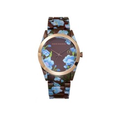 MP0003-40 - Reloj Mark Maddox de Mujer. policarbonato. Esfera redonda de color marron-azul