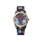 MP0003-40 - Reloj Mark Maddox de Mujer. policarbonato. Esfera redonda de color marron-azul