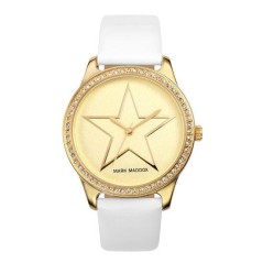 MC0003-20 - Reloj Mark Maddox de Mujer.  Esfera redonda de color dorado 