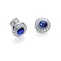 7004E000-33 - Pendientes Viceroy Jewels de plata con circonitas y cristal azul para mujer.